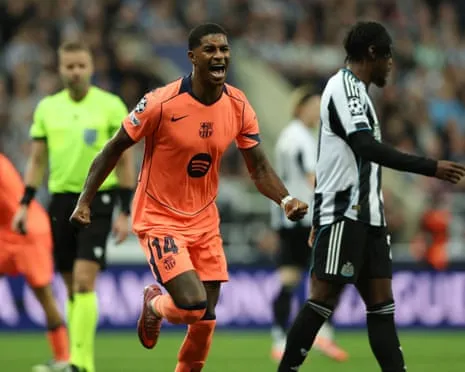 Marcus Rashford's Brace Silences The Magpies' Celebrations and Seals Barcelona's Triumph